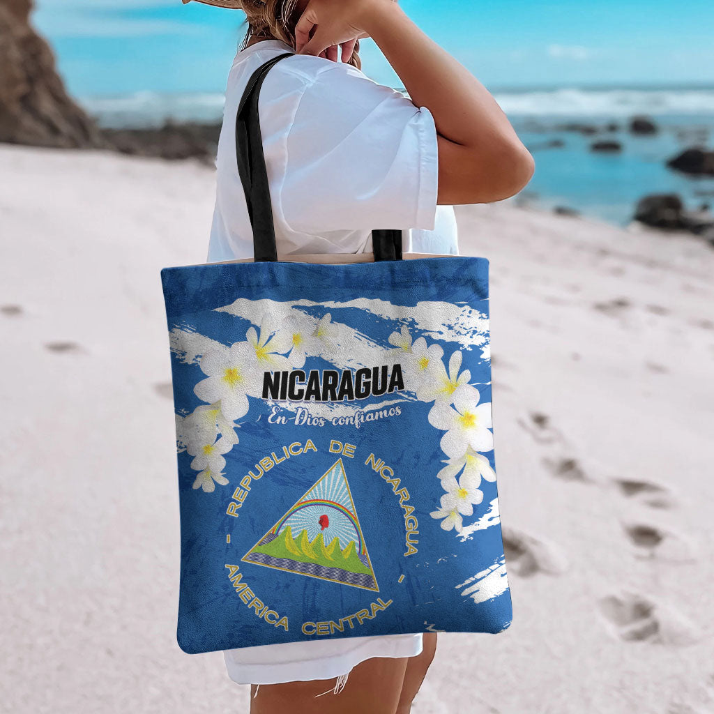 Nicaragua Sacuanjoche Tote Bag Happy Independence Day