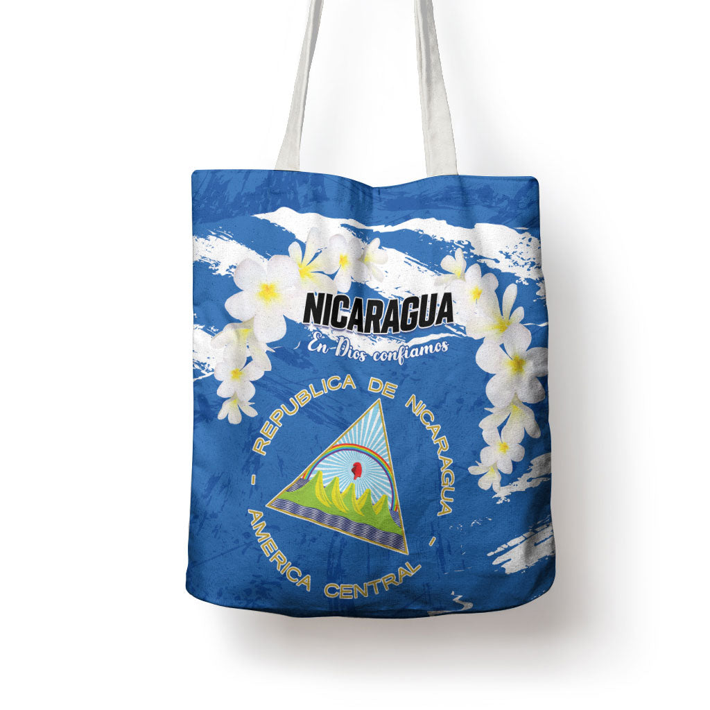 Nicaragua Sacuanjoche Tote Bag Happy Independence Day