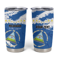 Personalized Nicaragua Sacuanjoche Tumbler Cup Happy Independence Day