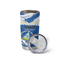 Personalized Nicaragua Sacuanjoche Tumbler Cup Happy Independence Day
