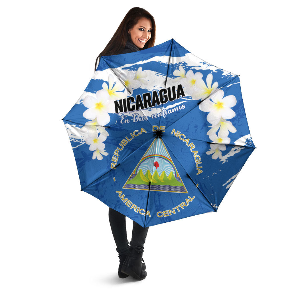 Nicaragua Sacuanjoche Umbrella Happy Independence Day