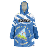 Personalized Nicaragua Sacuanjoche Wearable Blanket Hoodie Happy Independence Day