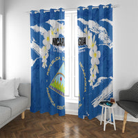 Nicaragua Sacuanjoche Window Curtain Happy Independence Day