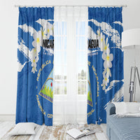 Nicaragua Sacuanjoche Window Curtain Happy Independence Day