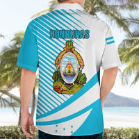 Honduras Hawaiian Shirt Coat Of Arms With Scarlet Macaw - Wonder Print Shop