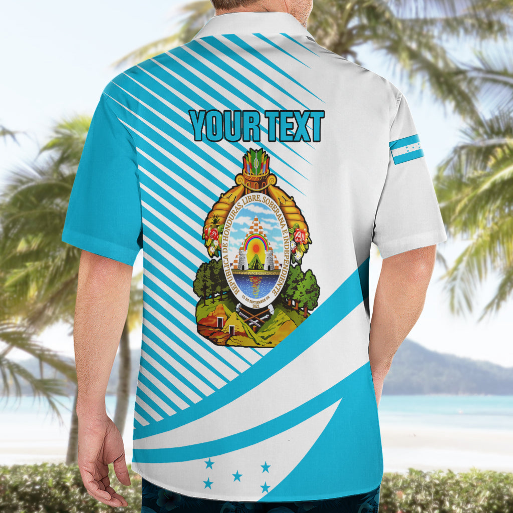 Personalised Honduras Hawaiian Shirt Coat Of Arms With Scarlet Macaw - Wonder Print Shop