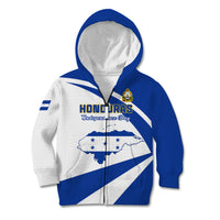 Honduras Independence Day Kid Hoodie Map With Coat Of Arms - Wonder Print Shop