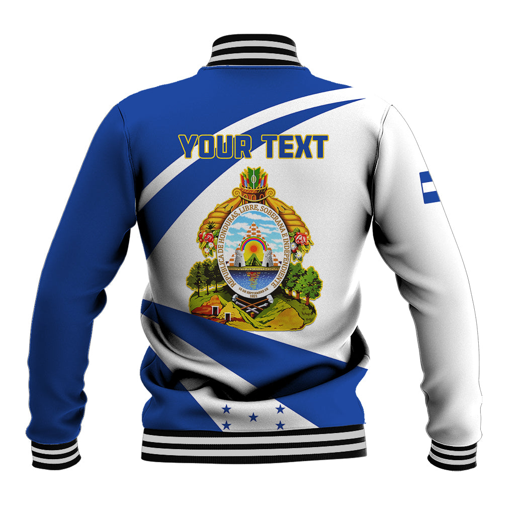 Personalised Honduras Independence Day Baseball Jacket Map With Coat Of Arms - Wonder Print Shop