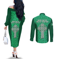ireland-rugby-couples-matching-off-the-shoulder-long-sleeve-dress-and-long-sleeve-button-shirts-irish-celtic-cross-mix-shamrock-pattern
