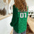 Custom Ireland Rugby Women Casual Shirt Irish Celtic Cross Mix Shamrock Pattern - Wonder Print Shop