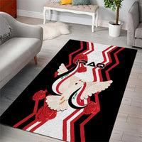 Iraq Independence Day Area Rug Dove Carrying Flag - Wonder Print Shop