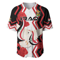 Personalized Iraq Independence Day Baseball Jersey Dove Carrying Flag - Wonder Print Shop