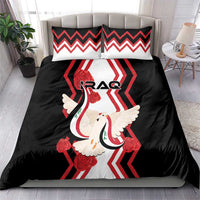 Iraq Independence Day Bedding Set Dove Carrying Flag - Wonder Print Shop