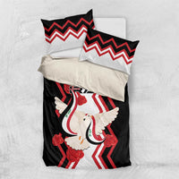 Iraq Independence Day Bedding Set Dove Carrying Flag - Wonder Print Shop