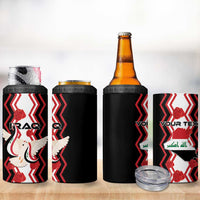 Personalized Iraq Independence Day 4 in 1 Can Cooler Tumbler Dove Carrying Flag - Wonder Print Shop