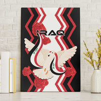 Iraq Independence Day Canvas Wall Art Dove Carrying Flag - Wonder Print Shop