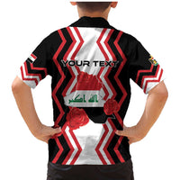 Personalized Iraq Independence Day Family Matching Mermaid Dress and Hawaiian Shirt Dove Carrying Flag - Wonder Print Shop