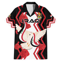 Personalized Iraq Independence Day Family Matching Mermaid Dress and Hawaiian Shirt Dove Carrying Flag - Wonder Print Shop