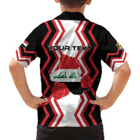 Personalized Iraq Independence Day Family Matching Puletasi and Hawaiian Shirt Dove Carrying Flag - Wonder Print Shop