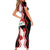Personalized Iraq Independence Day Family Matching Short Sleeve Bodycon Dress and Hawaiian Shirt Dove Carrying Flag - Wonder Print Shop
