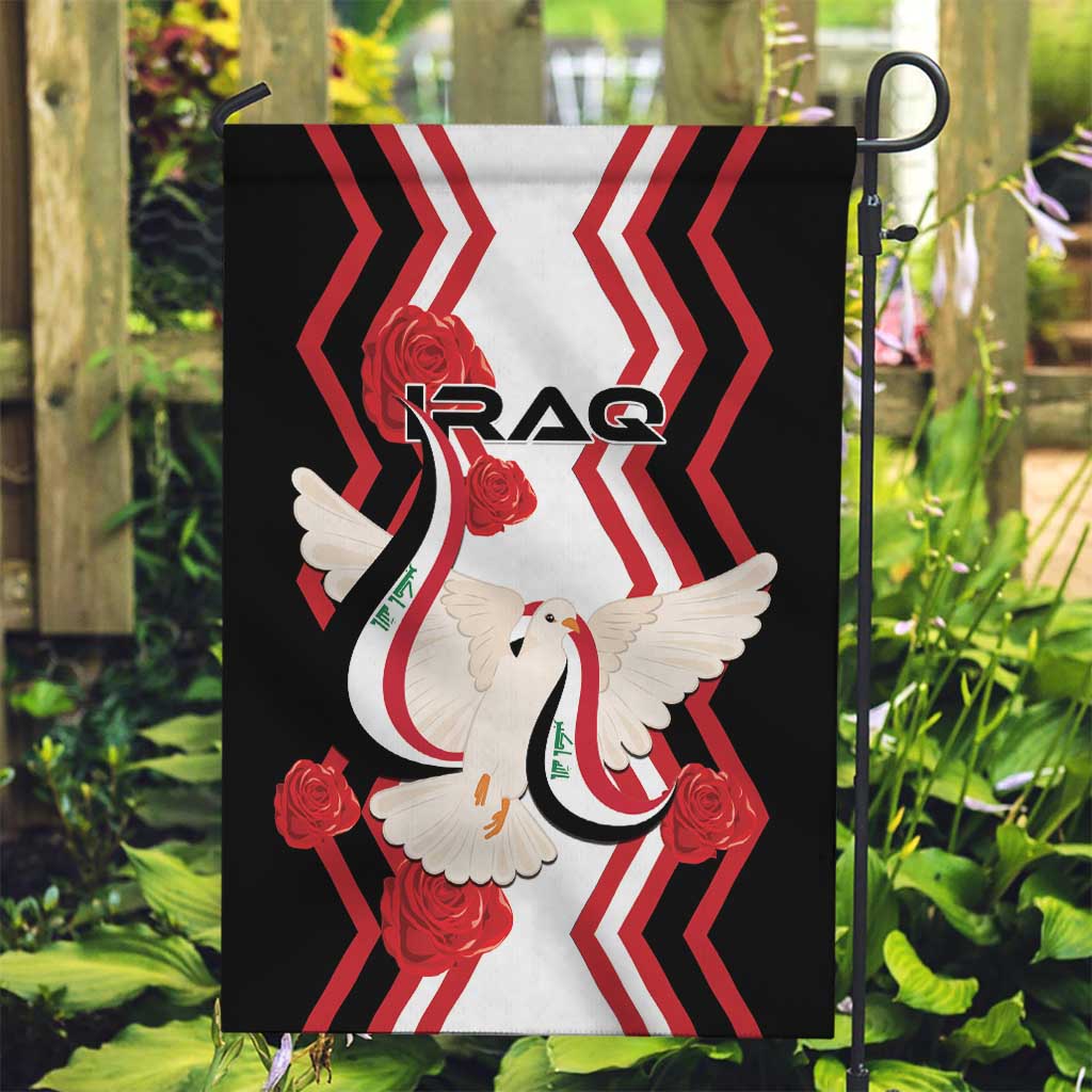 Iraq Independence Day Garden Flag Dove Carrying Flag - Wonder Print Shop