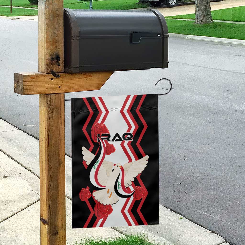 Iraq Independence Day Garden Flag Dove Carrying Flag - Wonder Print Shop