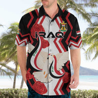 Personalized Iraq Independence Day Hawaiian Shirt Dove Carrying Flag - Wonder Print Shop
