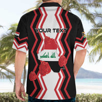 Personalized Iraq Independence Day Hawaiian Shirt Dove Carrying Flag - Wonder Print Shop