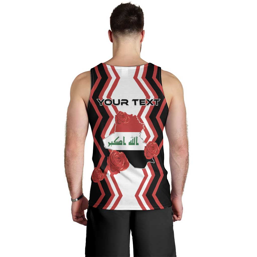 Personalized Iraq Independence Day Men Tank Top Dove Carrying Flag - Wonder Print Shop