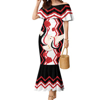 Personalized Iraq Independence Day Mermaid Dress Dove Carrying Flag - Wonder Print Shop