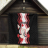 Iraq Independence Day Quilt Dove Carrying Flag - Wonder Print Shop