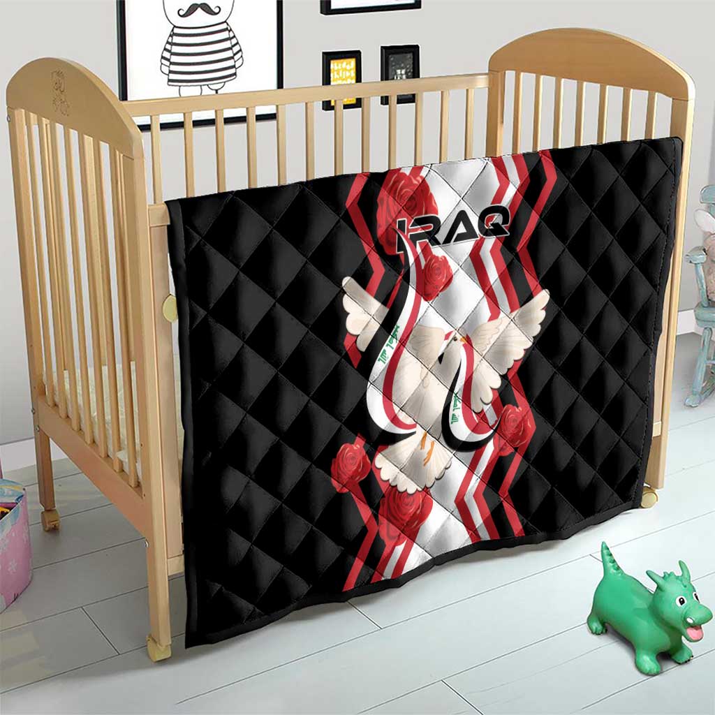 Iraq Independence Day Quilt Dove Carrying Flag - Wonder Print Shop