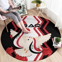 Iraq Independence Day Round Carpet Dove Carrying Flag