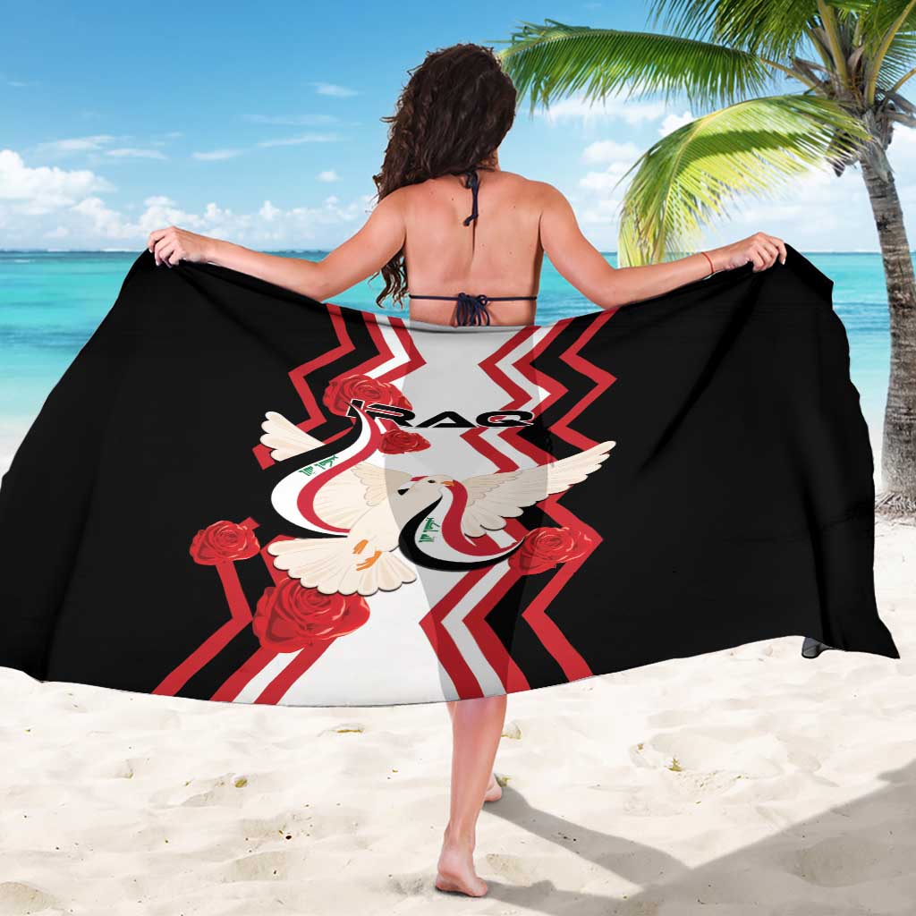 Iraq Independence Day Sarong Dove Carrying Flag - Wonder Print Shop
