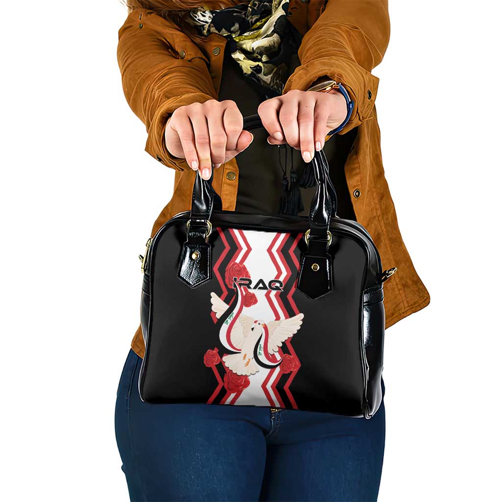 Iraq Independence Day Shoulder Handbag Dove Carrying Flag