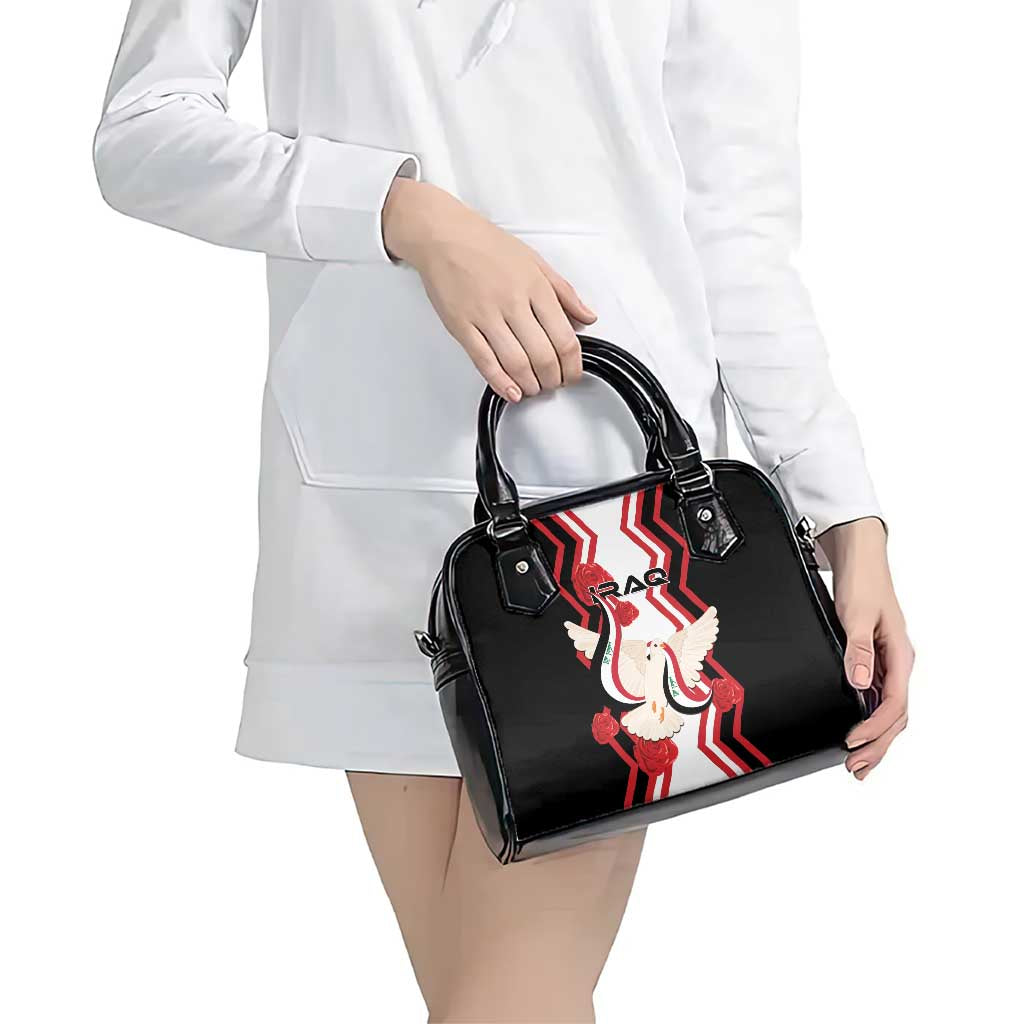 Iraq Independence Day Shoulder Handbag Dove Carrying Flag