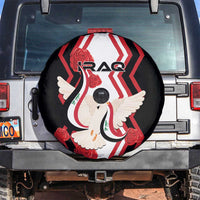 Iraq Independence Day Spare Tire Cover Dove Carrying Flag - Wonder Print Shop