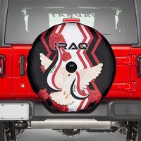 Iraq Independence Day Spare Tire Cover Dove Carrying Flag - Wonder Print Shop