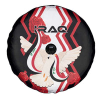 Iraq Independence Day Spare Tire Cover Dove Carrying Flag - Wonder Print Shop