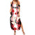 Personalized Iraq Independence Day Summer Maxi Dress Dove Carrying Flag - Wonder Print Shop