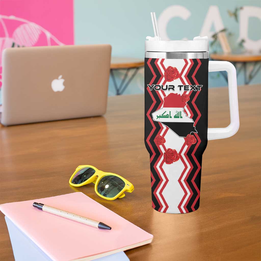 Personalized Iraq Independence Day Tumbler With Handle Dove Carrying Flag - Wonder Print Shop