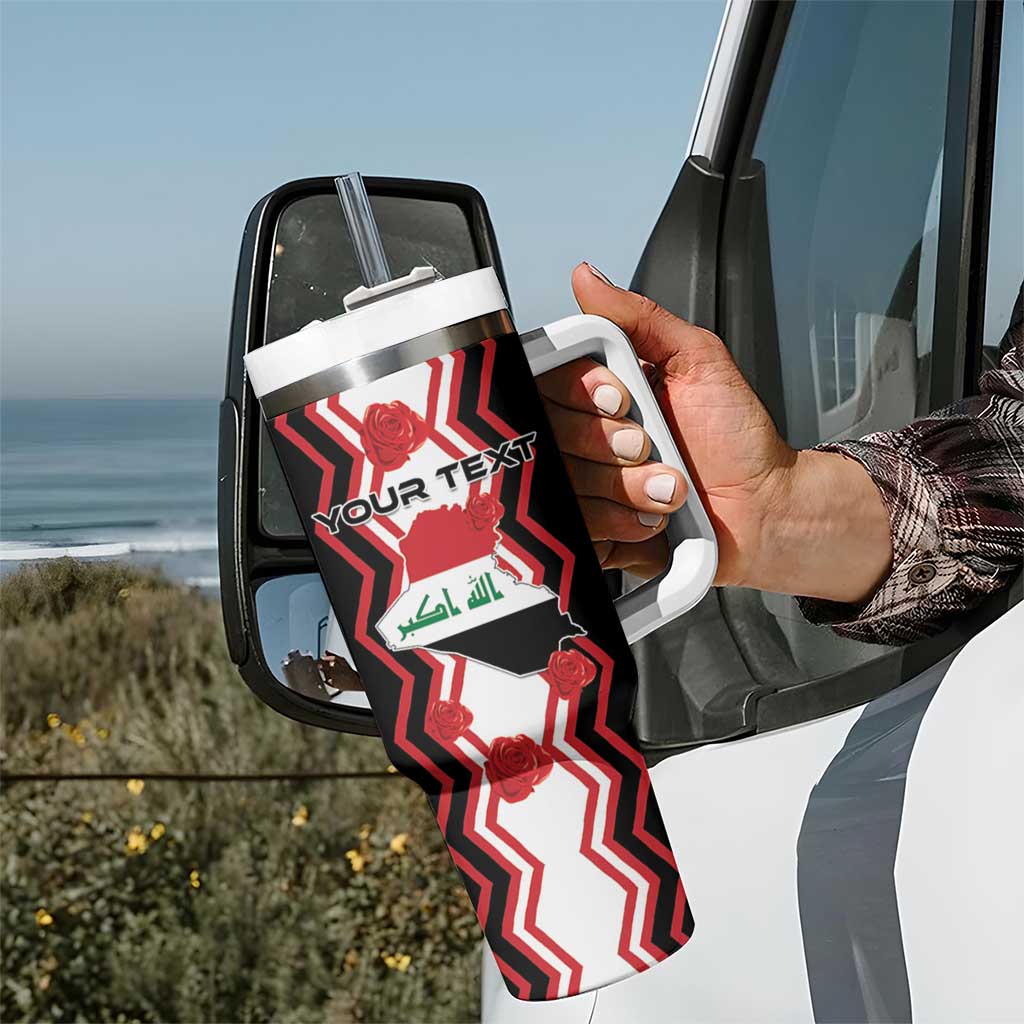 Personalized Iraq Independence Day Tumbler With Handle Dove Carrying Flag - Wonder Print Shop