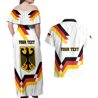 Personalized Germany Unity Day 1990 Edition Couples Matching Off Shoulder Maxi Dress and Hawaiian Shirt Unique Style - Wonder Print Shop