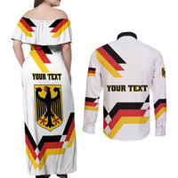 Personalized Germany Unity Day 1990 Edition Couples Matching Off Shoulder Maxi Dress and Long Sleeve Button Shirt Unique Style - Wonder Print Shop