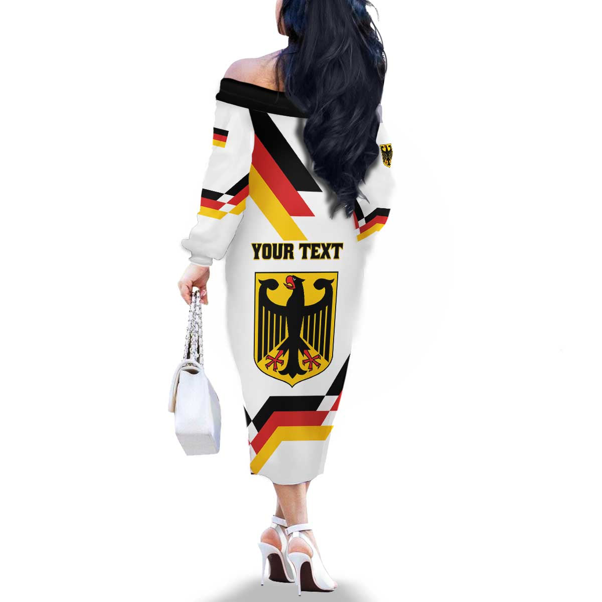 Personalized Germany Unity Day 1990 Edition Family Matching Off The Shoulder Long Sleeve Dress and Hawaiian Shirt Unique Style - Wonder Print Shop