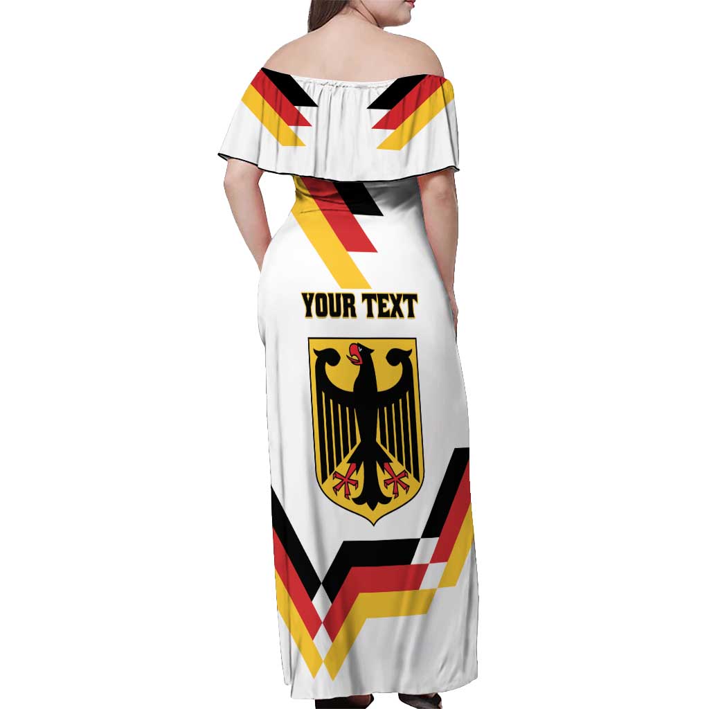 Personalized Germany Unity Day 1990 Edition Off Shoulder Maxi Dress Unique Style - Wonder Print Shop