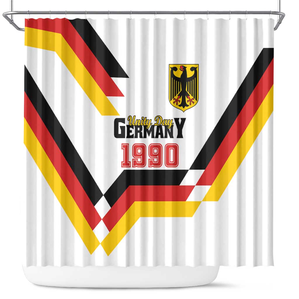 Germany Unity Day 1990 Edition Shower Curtain Unique Style