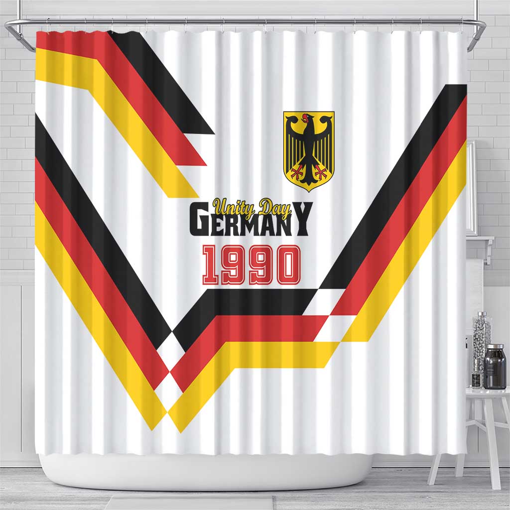 Germany Unity Day 1990 Edition Shower Curtain Unique Style