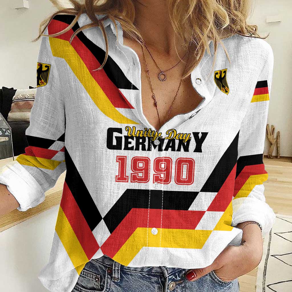 Personalized Germany Unity Day 1990 Edition Women Casual Shirt Unique Style - Wonder Print Shop