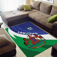 Lesotho 1966 Unique Area Rug Spiral Aloe Coat of Arms - Wonder Print Shop
